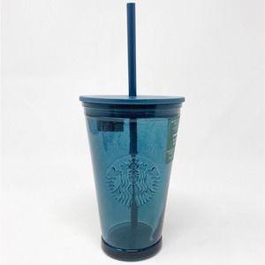 Starbucks 2022 Summer Recycled Glass Tumbler 16 oz Cold Cup